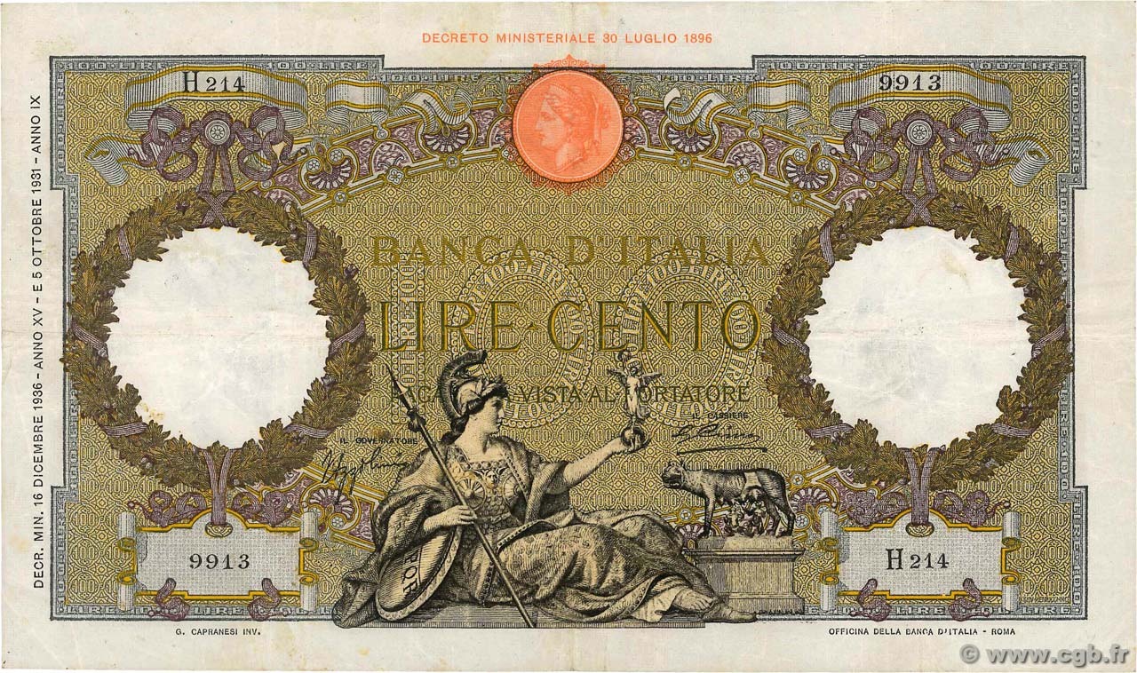 Moneta da 100 lire antica, evidenziando il valore collezionistico e il design dettagliato.